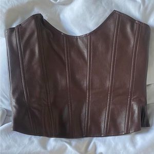 Miaou Leather Corset